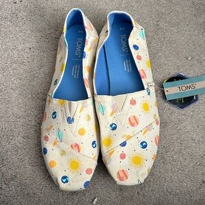 TOMS Solar System Print Shoes - Cream